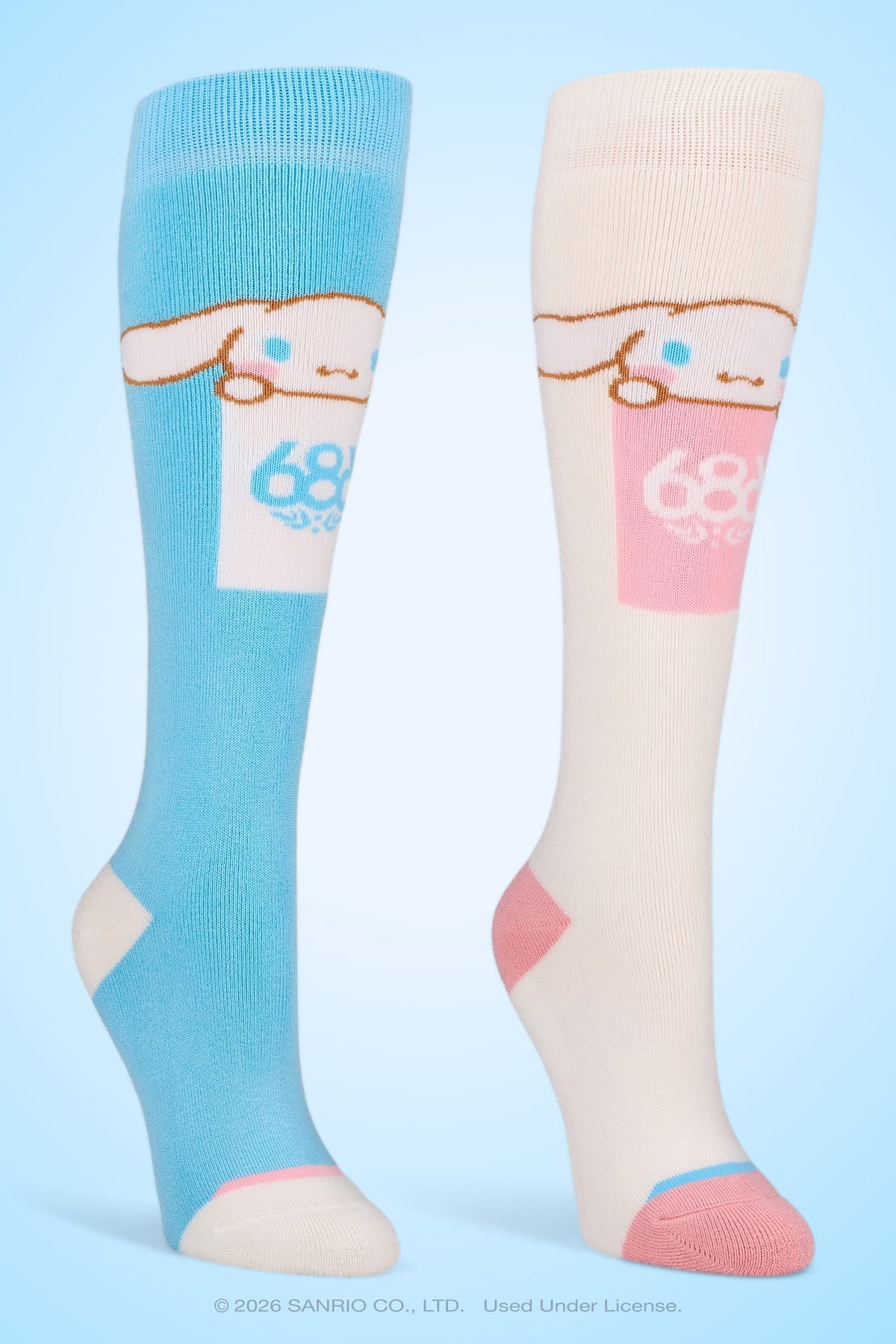 686: 2026 Women’s Cinnamoroll Snowboard Sock 2 Pack