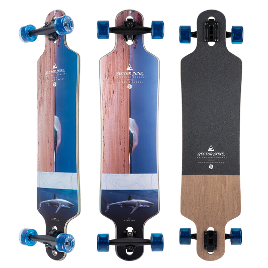 Sector9: Meridian Rips Longboard Skateboard Complete