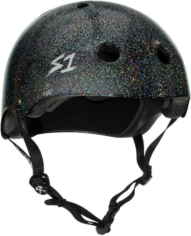 S1: Mega Lifer Helmet (Black Gloss Glitter)