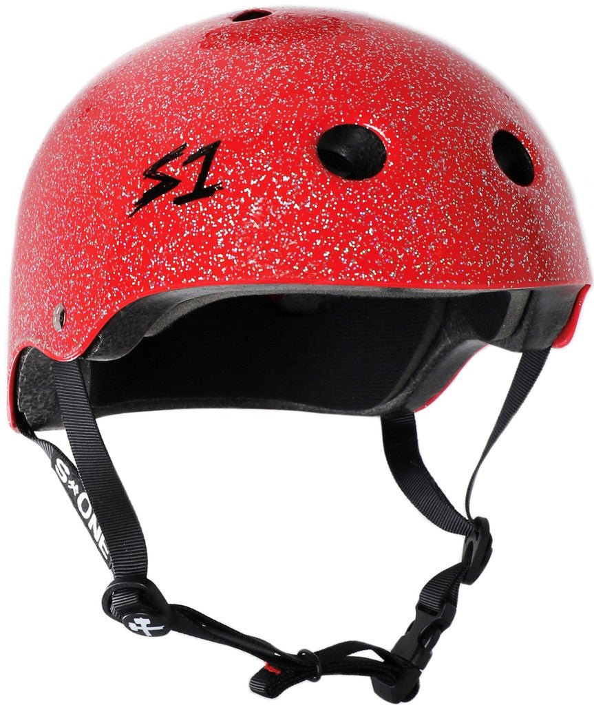 S1: Lifer Helmet (Red Gloss Glitter)
