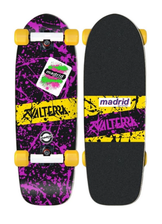 Madrid: Valterra Longboard Skateboard Complete