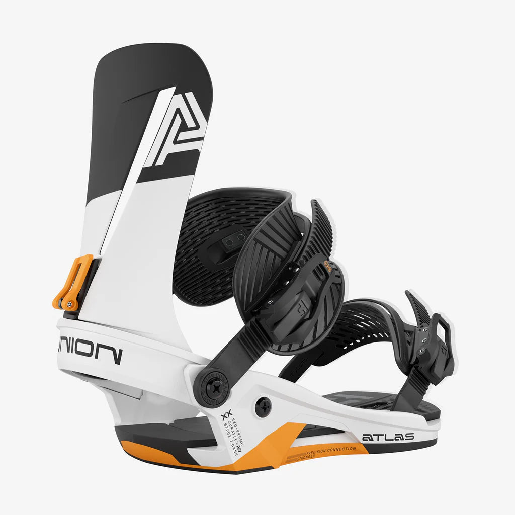 Union: 2026 Atlas Snowboard Binding (White/Orange)