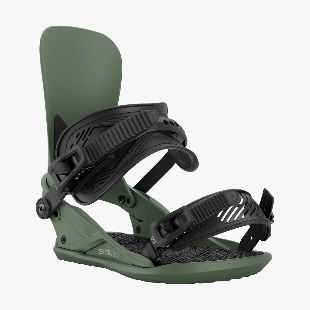Union: 2026 Strata Snowboard Binding (Olive Green)