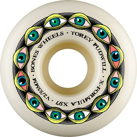 Powell Peralta: 97a X-Formula Frying Eyes Pudwill Skateboard Wheels