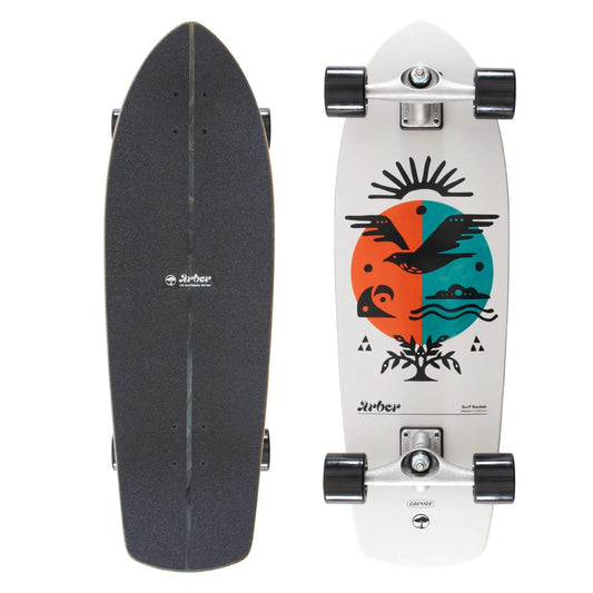 Arbor: CX Surfskate Surf Rocket 30.5" Surfskate Longboard Complete - Motion Boardshop