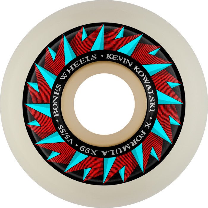 Bones: X - Formula Kowalski Against the Grain 55 V5 Sidecut 99A Skateboard Wheels - Motion Boardshop