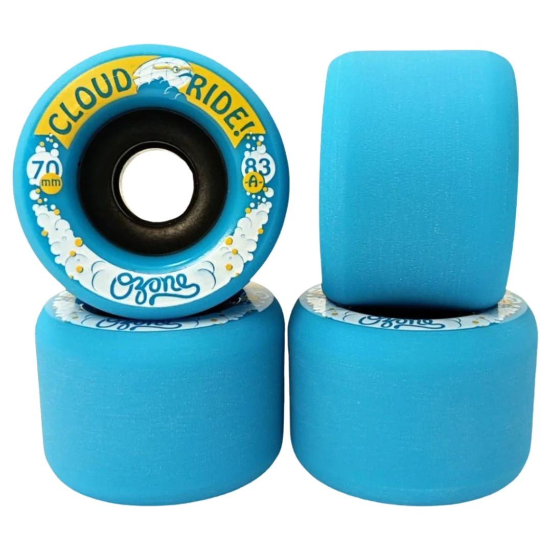 Cloud Ride: 70mm Ozone Longboard Skateboard Wheels