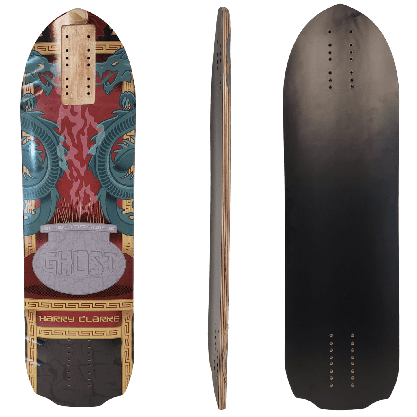 Madrid Ghost Harry Clark Pro Longboard Skateboard Deck Motion Boardshop