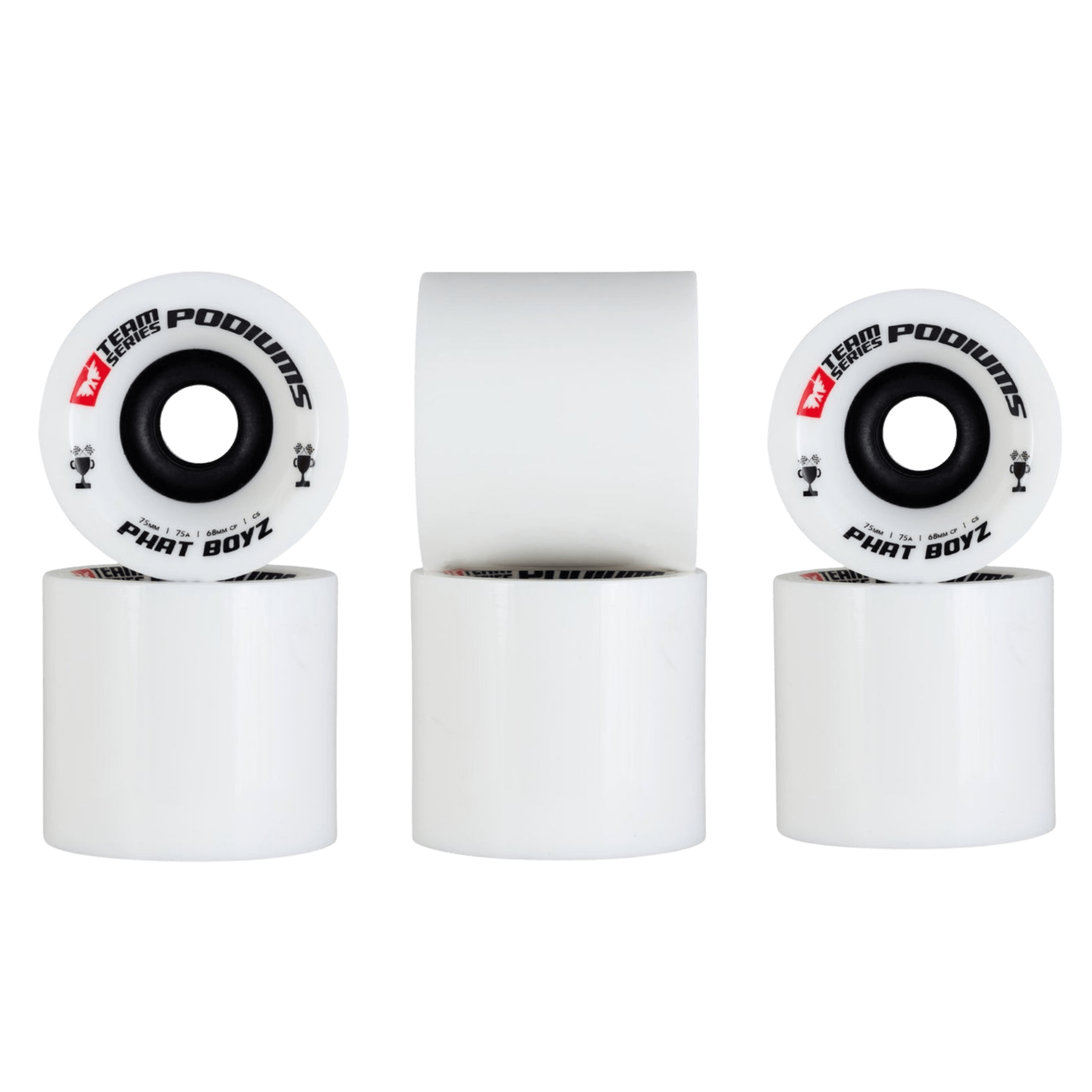 MUIRSKATE PHAT BOYZ Team Series 75mmPodiums Longboard Skateboard Wheels - Motion Boardshop