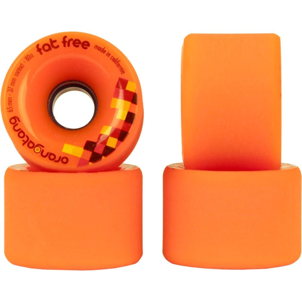 Orangatang: 65mm Fat Free Longboard Skateboard Wheels – Motion