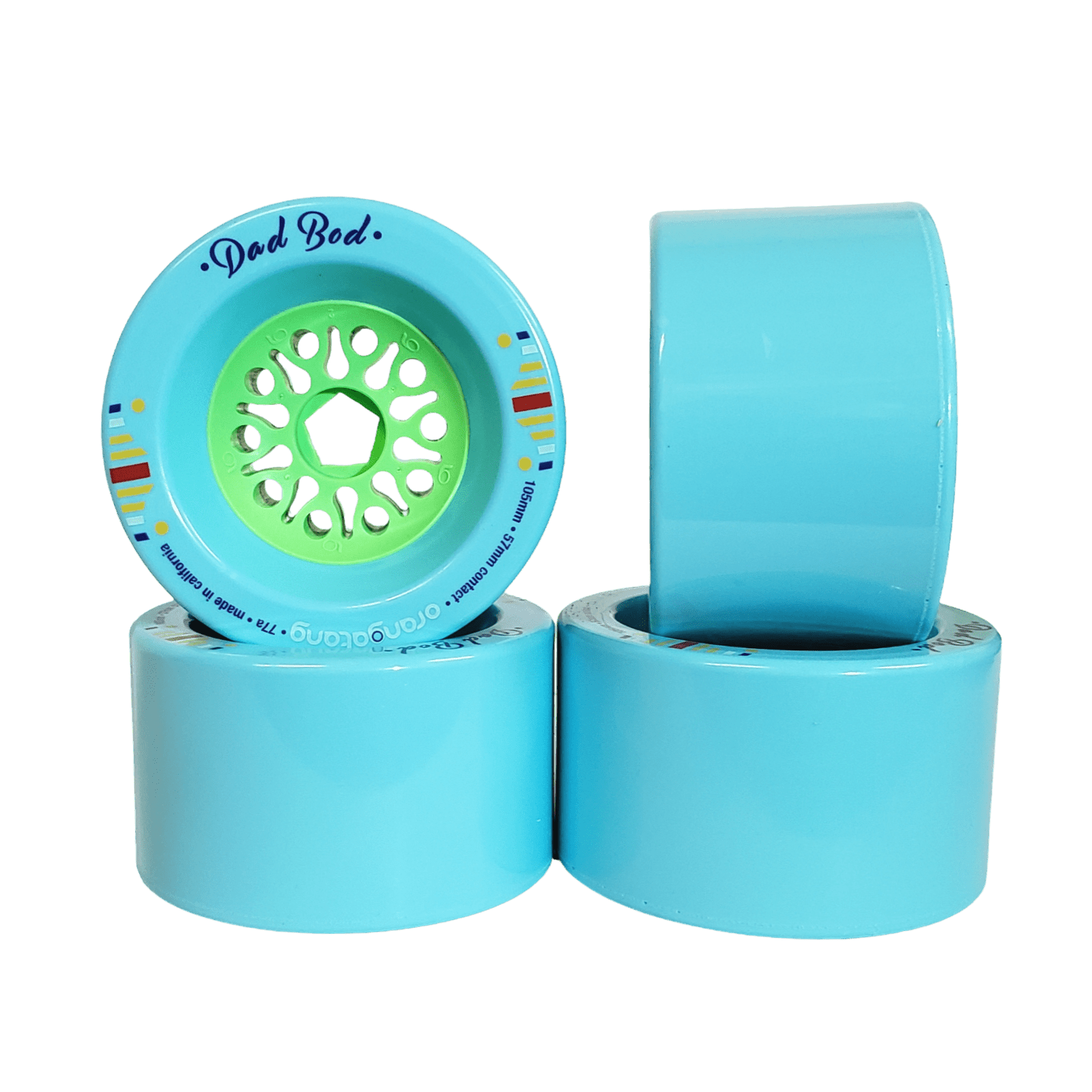 Orangatang: "Dad Bod" 105mm Longboard Wheels - Motion Boardshop