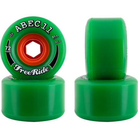 ABEC11: 72mm Offset FreeRide Longboard Skateboard Wheel