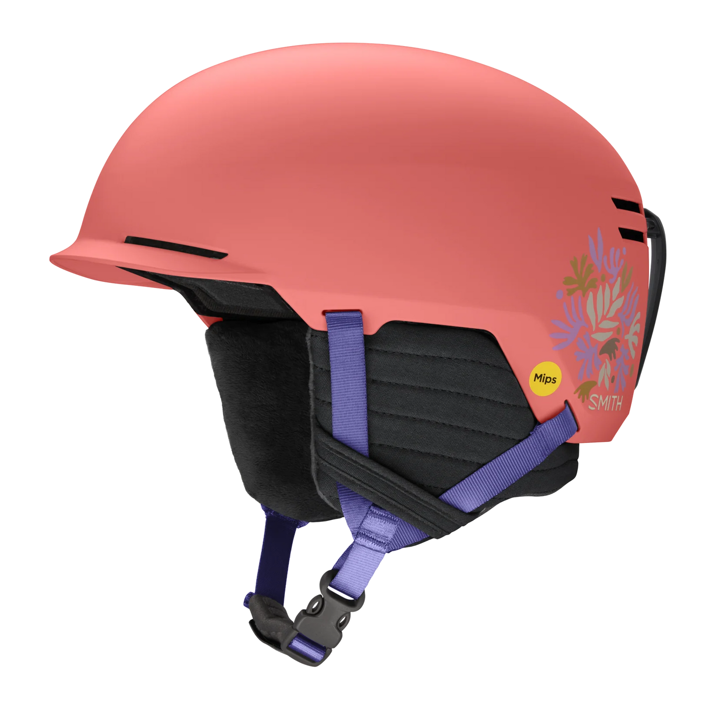 Smith: Scout MIPS Jr. Snowboard Helmet (Matte Flare Flora)