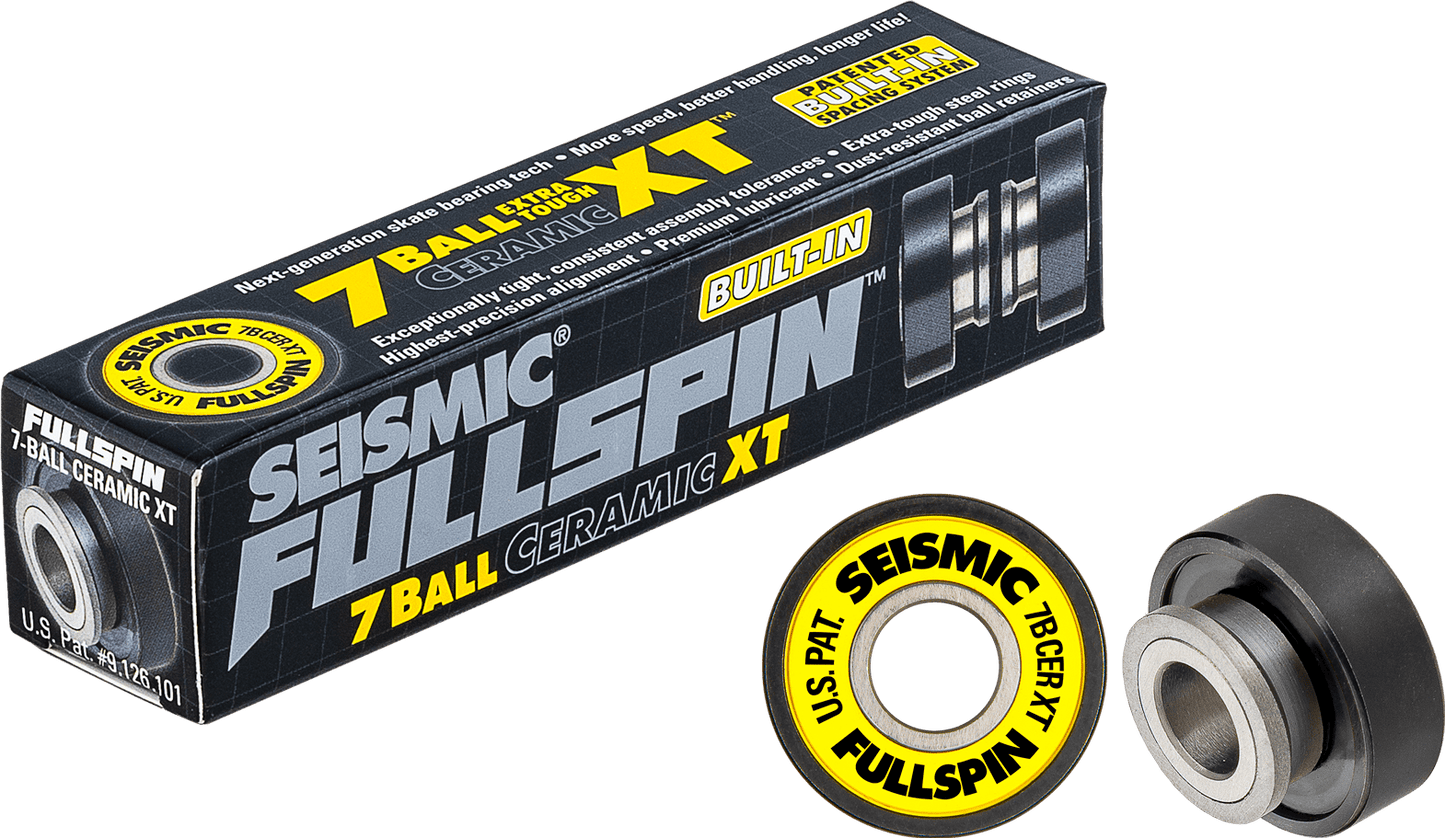 Seismic: Fullspin 7-Ball XT Ceramic Built-in Longboard Skateboard Bear Motion Boardshop Seismic: Fullspin 7-Ball XT Ceramic Built-in Longboard Skateboard Bear Motion Boardshop