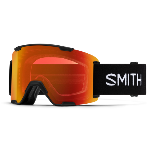 Smith: Stash XL Snow Goggle (Black | ChromaPop Everyday Red Mirror)