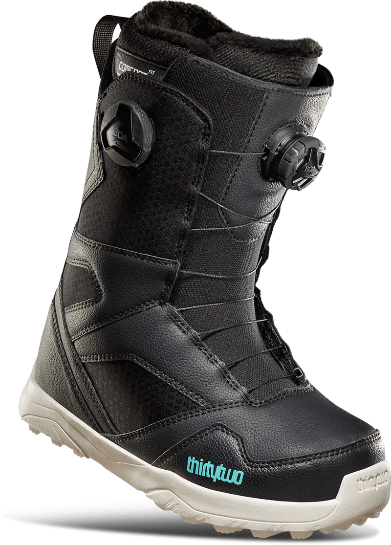 ThirtyTwo: 23/24 STW Double Boa Women's Snowboard Boots (Black) - Motion Boardshop