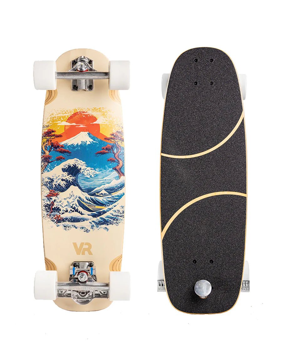 Brakeboard VibeRide: Okina Oasis Brakeboard Mini Longboard Complete – Motion Boardshop