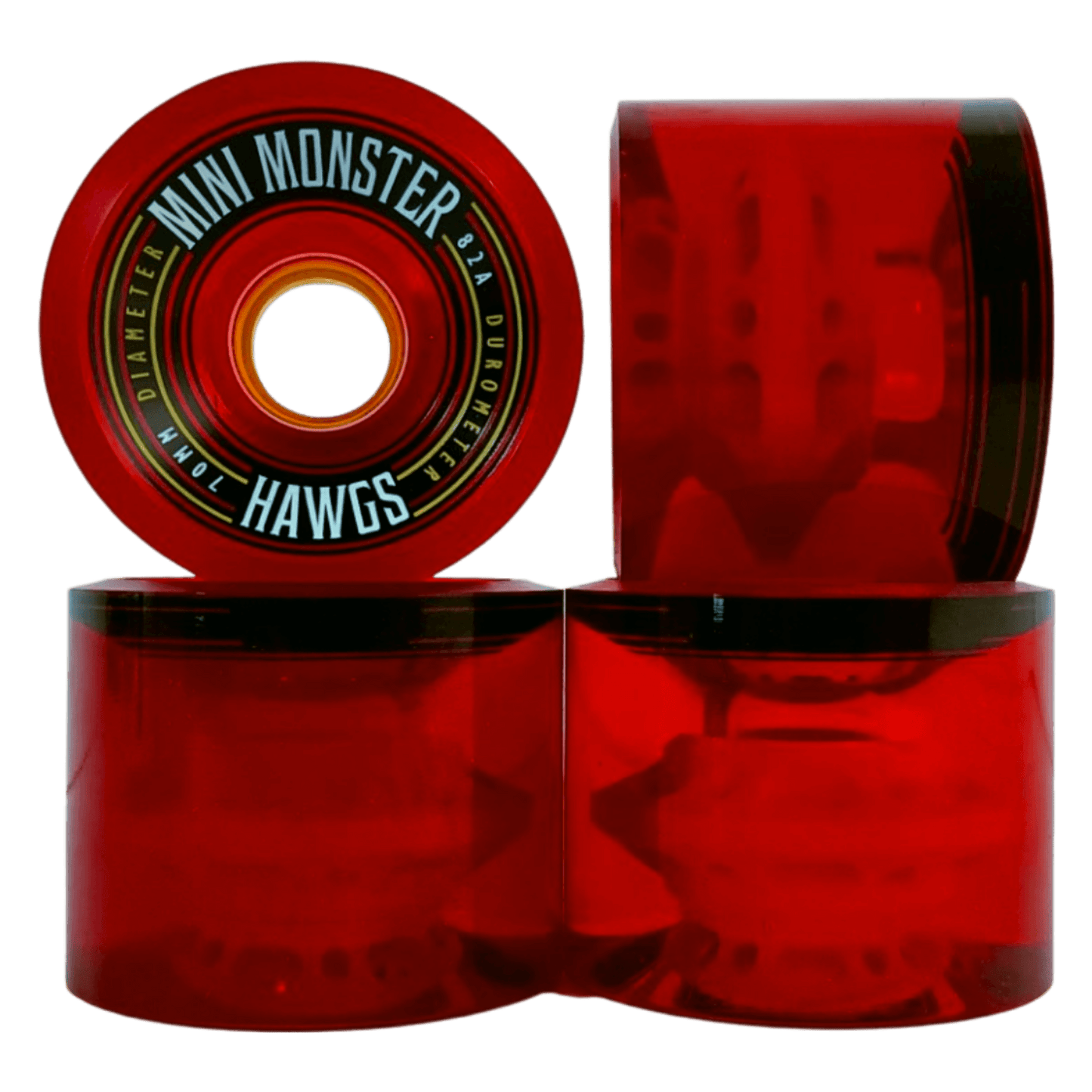70mm Hawgs Mini Monster Wheels - Motion Boardshop