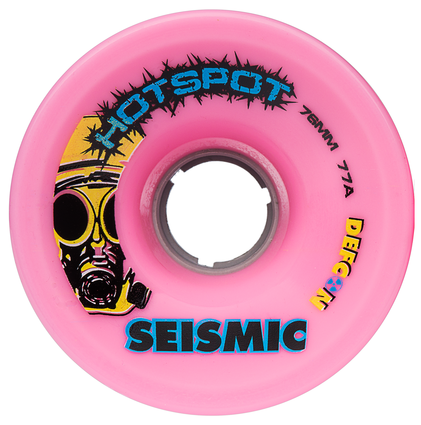 Seismic: 76mm Hot Spots Longboard Skateboard Wheel