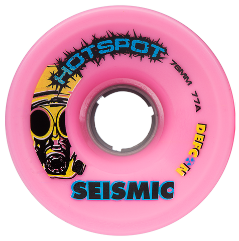 Seismic: 76mm Hot Spots Longboard Skateboard Wheel