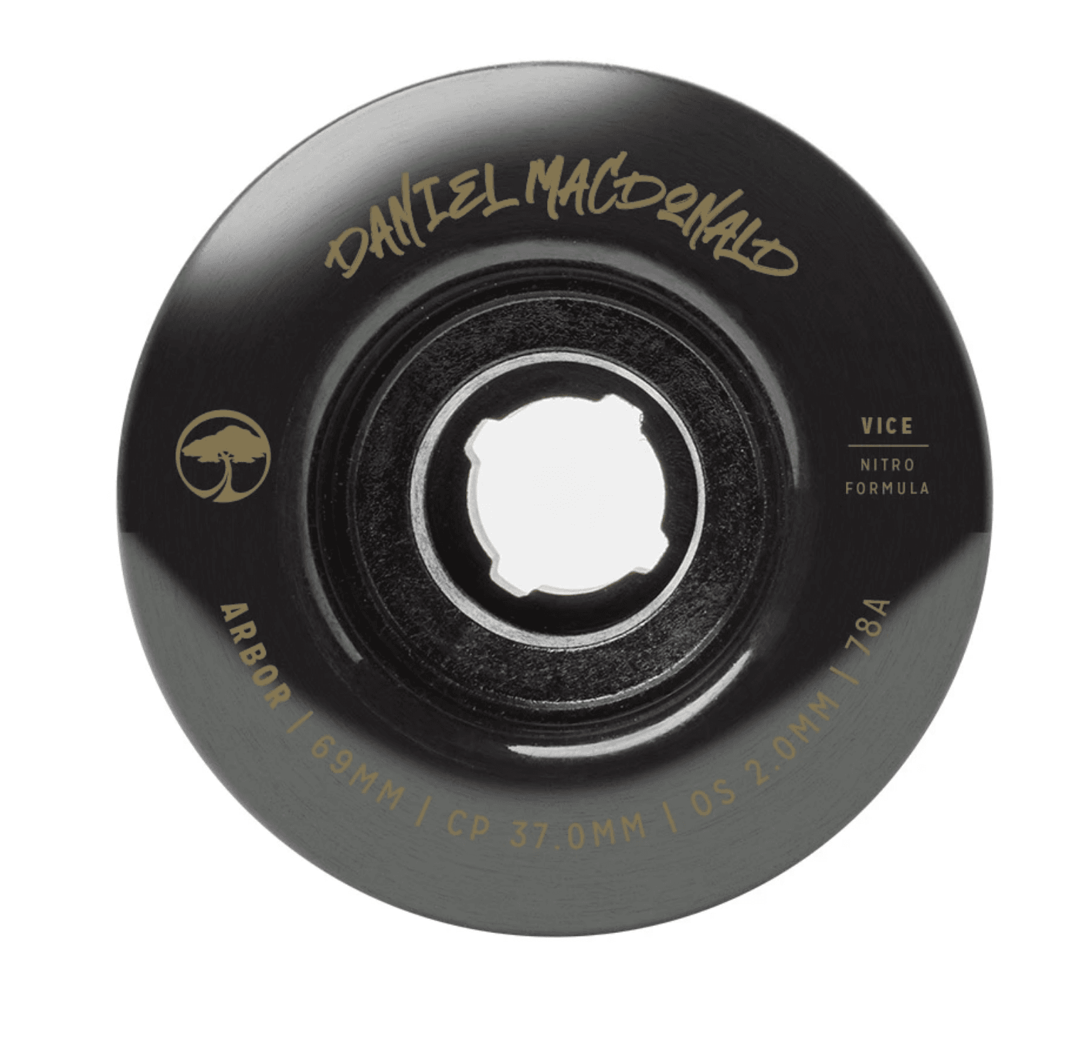 Arbor: 69mm Vice Daniel Macdonald 78a Longboard Wheel - Motion Boardshop
