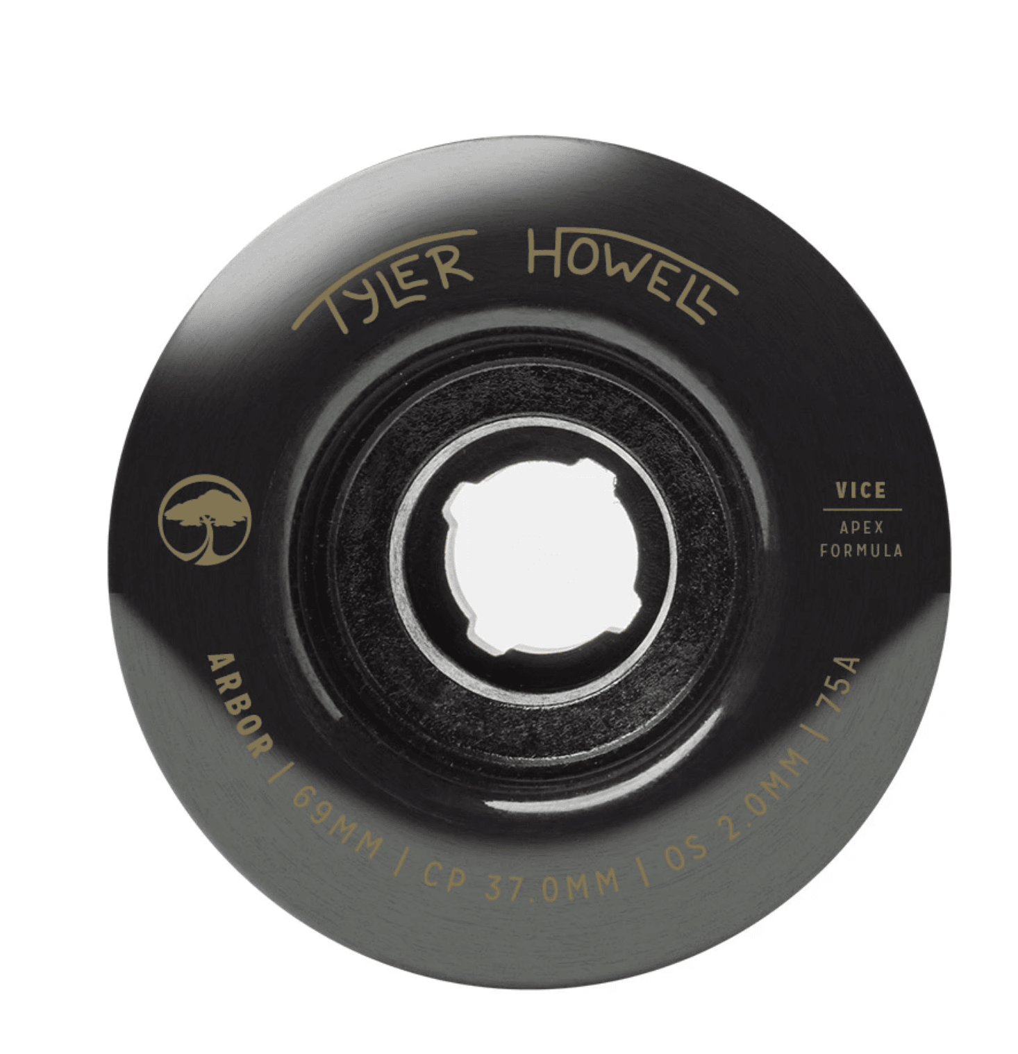 Arbor: 69mm Vice Tyler Howell 75a Longboard Wheels - Motion Boardshop