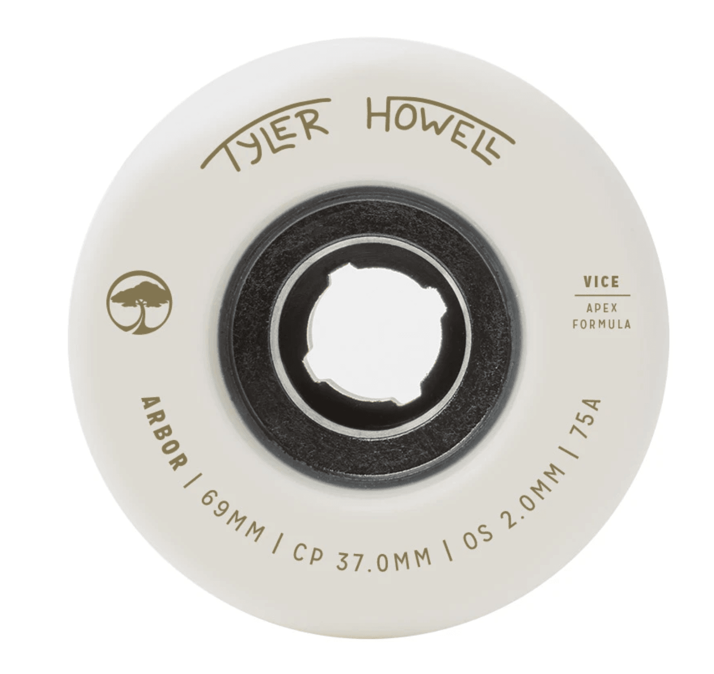 Arbor: 69mm Vice Tyler Howell 75a Longboard Wheels - Motion Boardshop