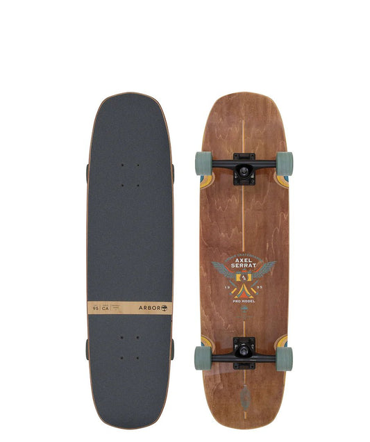 Arbor: Axel Serrat Pro 34" Crosscut Longboard Skateboard Complete - Motion Boardshop
