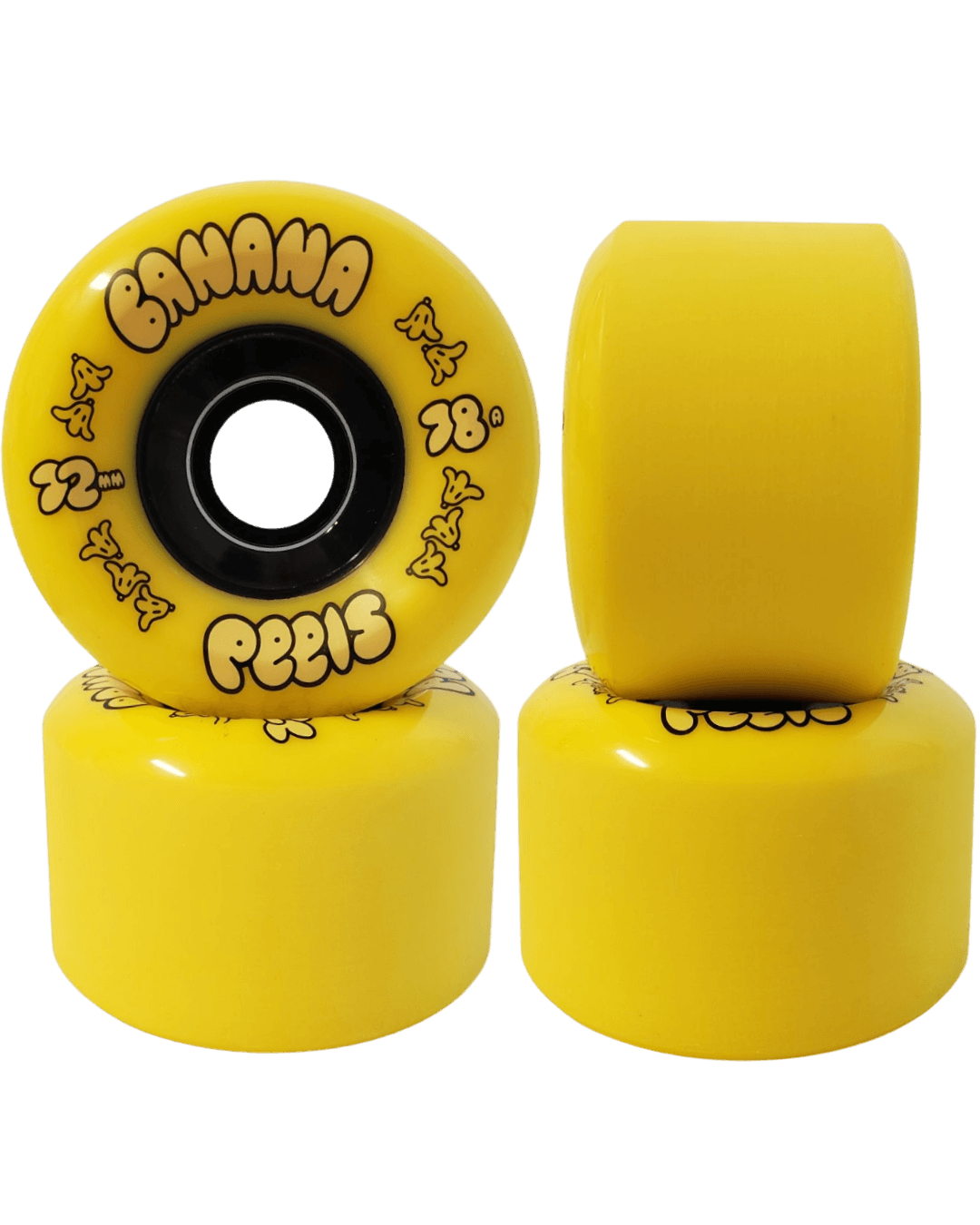Banana Wheel Co: 72mm Peels Longboard Skateboard Wheels – Motion Boardshop