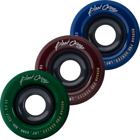 Blood Orange: MIDNIGHT SERIES 65mm Longboard Skateboard Wheels - Motion Boardshop