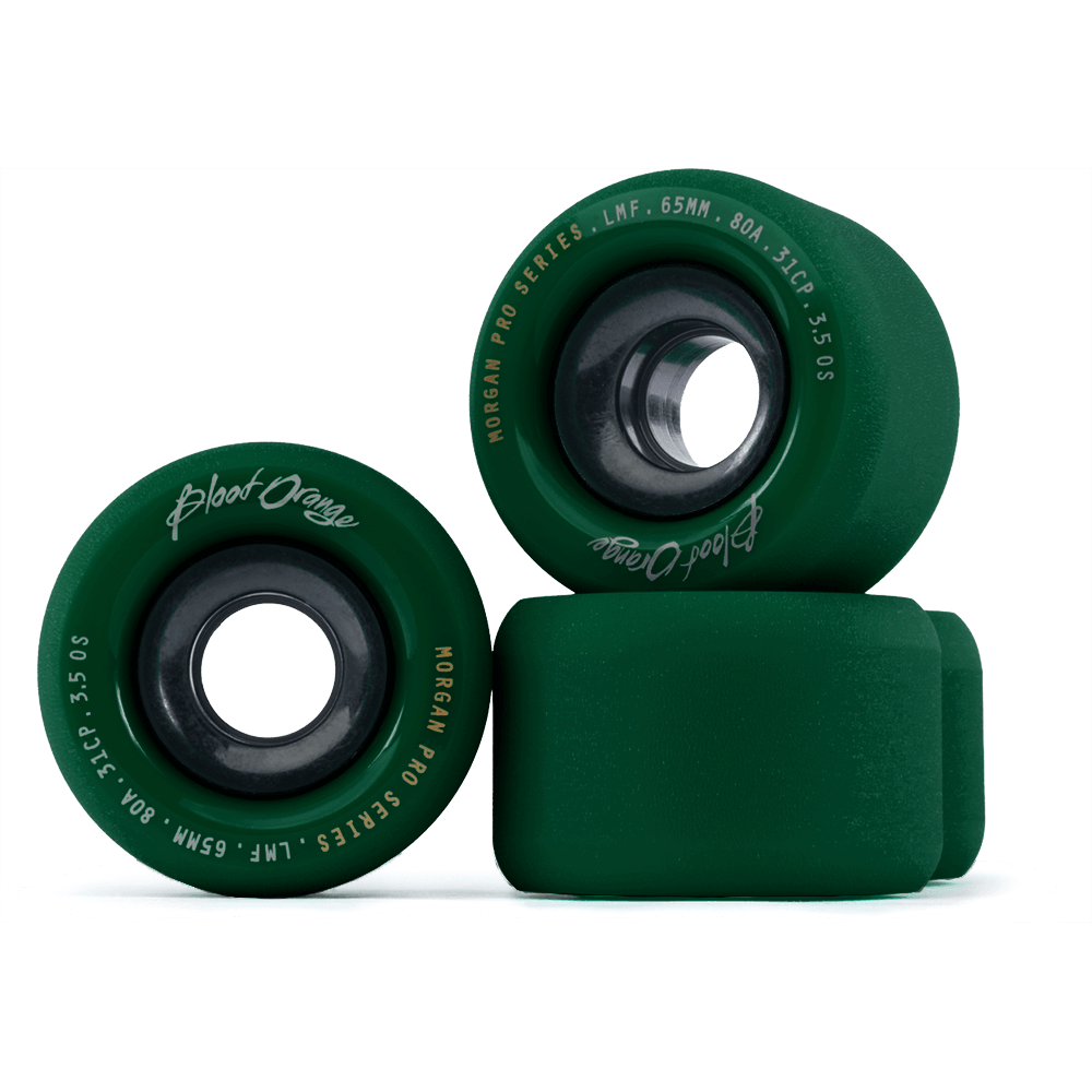 Blood Orange: MIDNIGHT SERIES 65mm Longboard Skateboard Wheels - Motion Boardshop