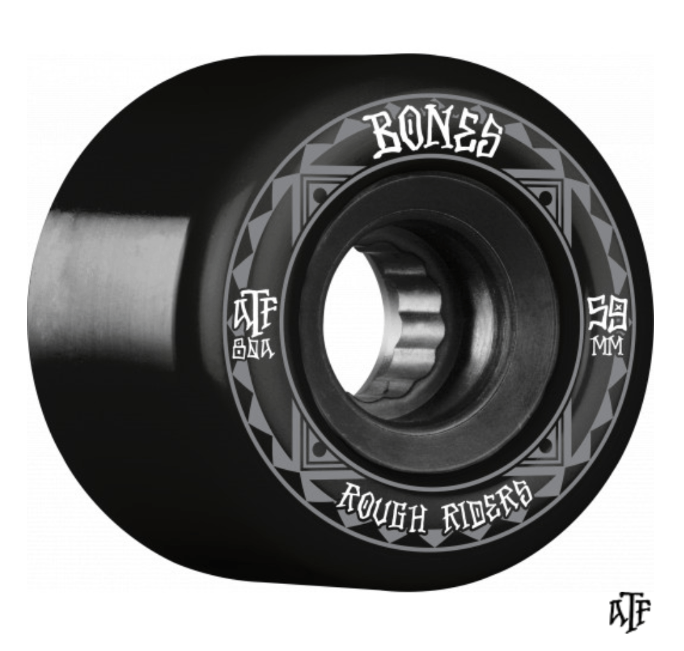 Bones: 59mm Rough Riders (Runners) 80a Longboard Skateboard Wheel - Motion Boardshop