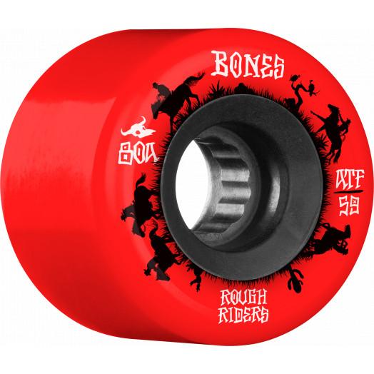 Bones: 59mm Rough Riders Wranglers 80a Longboard Skateboard Wheel - Motion Boardshop