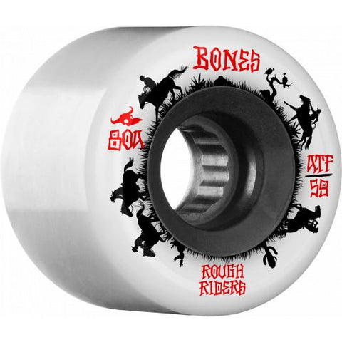 Bones: 59mm Rough Riders Wranglers 80a Longboard Skateboard Wheel - Motion Boardshop
