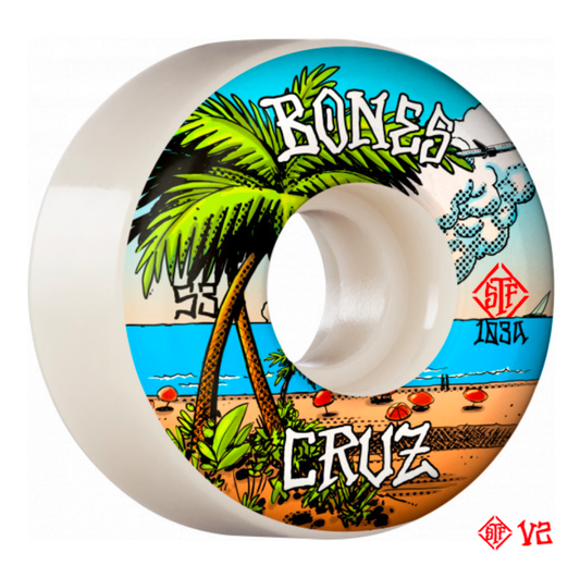 Bones: Cruz Buena Vida V2 Locks Skateboard Wheels - Motion Boardshop