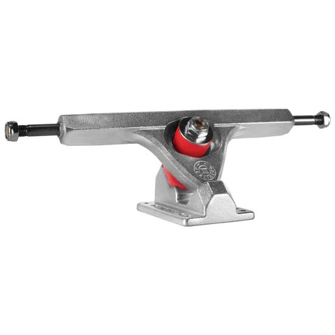 Caliber III: Raked 184mm 44 degree Longboard Trucks (Silver) - Motion Boardshop