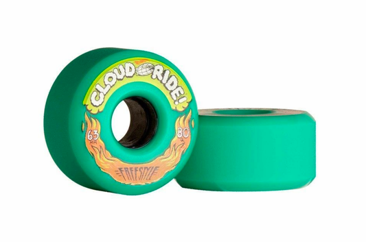 Cloudride: 63mm Freestyle Longboard Wheels - Motion Boardshop