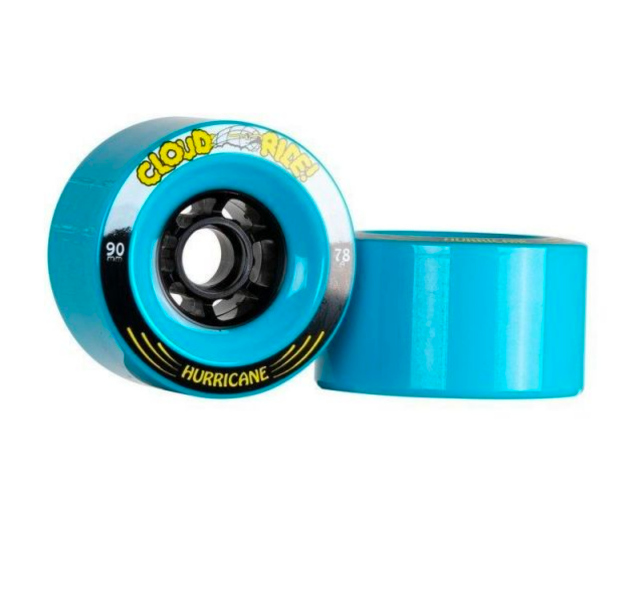 Cloudride: Hurricanes 90mm 78a Blue Longboard Wheel - Motion Boardshop