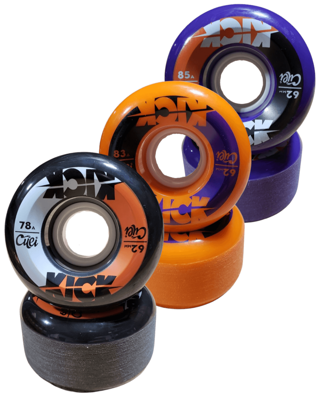 Cuei: 62mm Kick Longboard Skateboard Wheels - Motion Boardshop