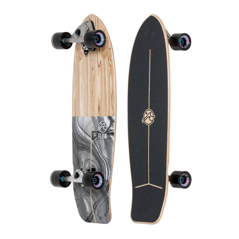 Flow Surf Skates: Swell 33" Longboard Skateboard Complete - Motion Boardshop