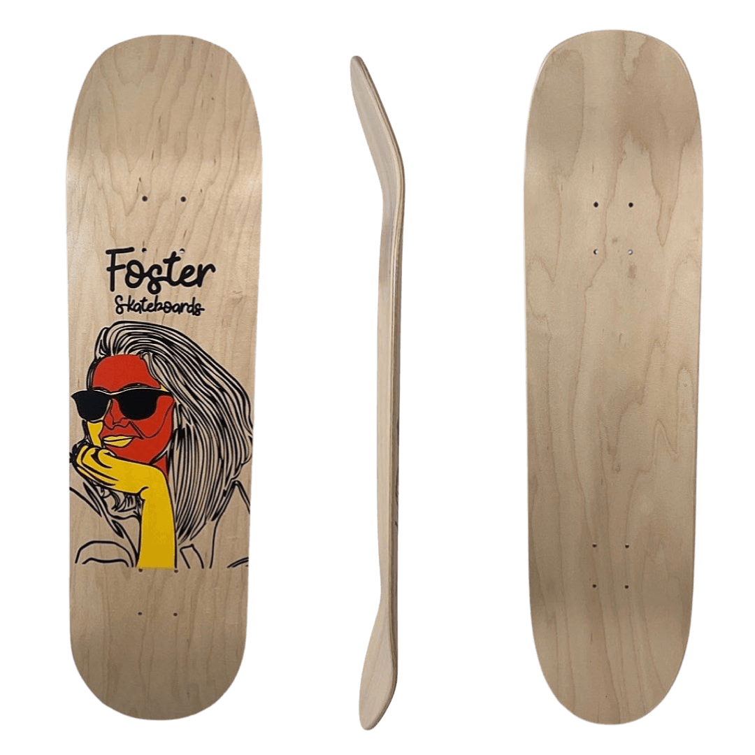 Foster Skateboards: The MANWAR Skateboard Deck - Motion Boardshop