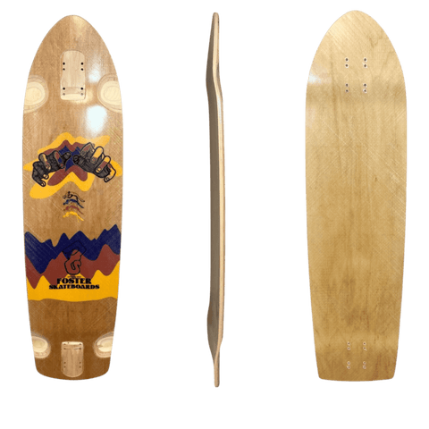 Foster Skateboards: The Resurrector Longboard Skateboard Deck - Motion Boardshop