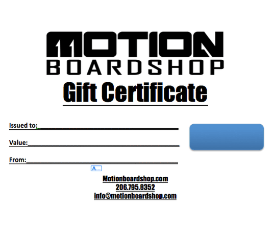 Gift Certificate - Motion Boardshop