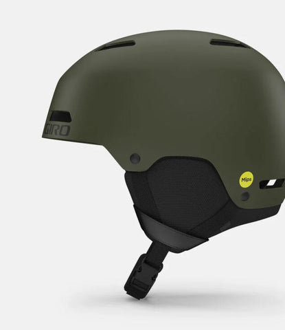 Giro: Ledge Mips Snowboard Helmet (Matte Trail Green) - Motion Boardshop
