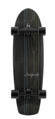 Landyachtz: Butter Black Lines Surfskate Complete - Motion Boardshop