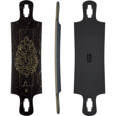 Landyachtz: Drop Hammer Black Pinecone Longboard Deck Only - Motion Boardshop