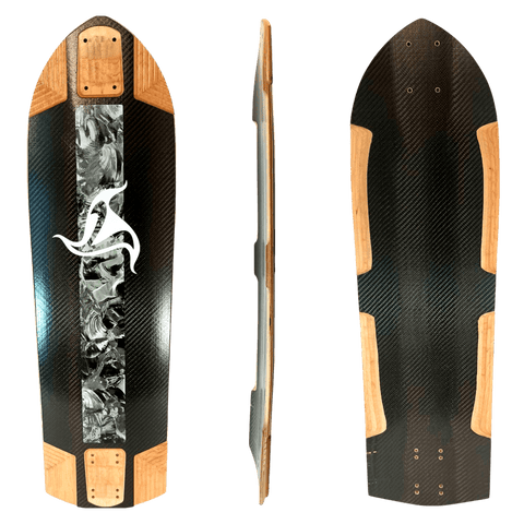 Landyachtz: Obsidian Longboard Skateboard Deck (Black) – Motion Boardshop