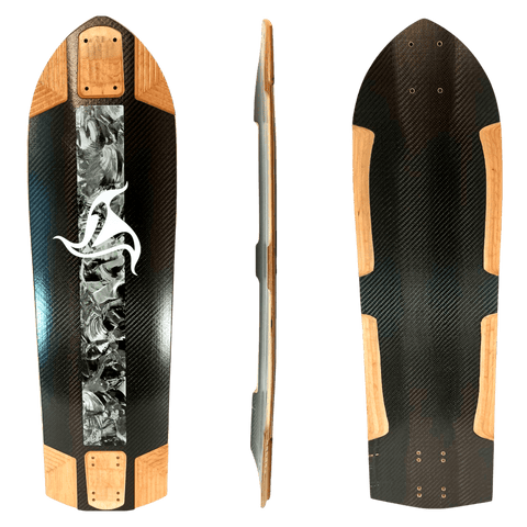 Landyachtz: Obsidian Longboard Skateboard Deck (Black) – Motion Boardshop