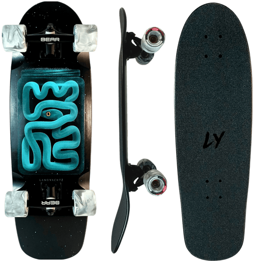 Landyachtz: Tug Boat Midnight Snek Longboard Skateboard Complete - Motion Boardshop