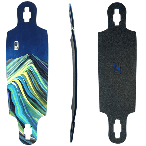 Landyatchz: Drop Cat 33 Dune Longboard Skateboard Deck - Motion Boardshop